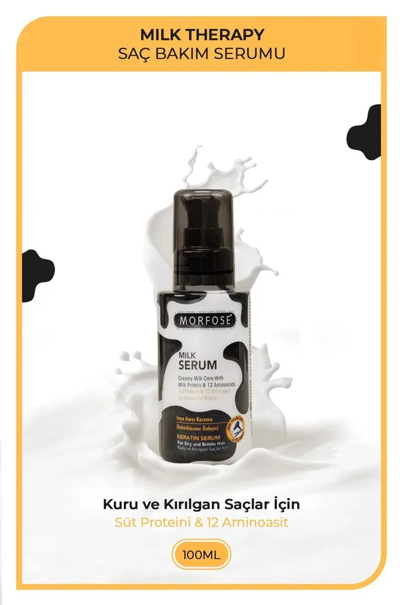 Milk Therapy Kremsi Saç Serum 100 ML - Onarıcı Bakım - mrfs