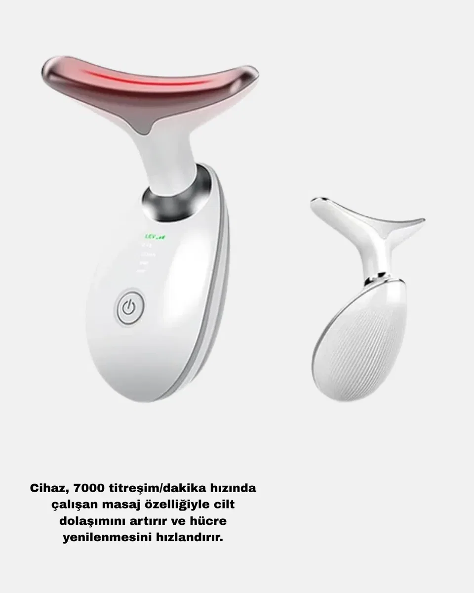 Kablosuz Şarjlı Yüz Sıkılaştırıcı Cihaz EMS Mikro Akım Anti-Aging Masaj Aleti