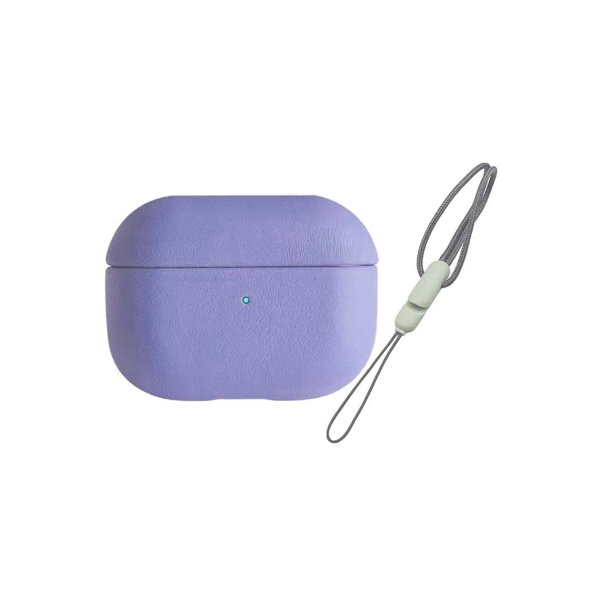 Apple Airpods 3 (3. nesil) 405 Deri Kılıf - Lila