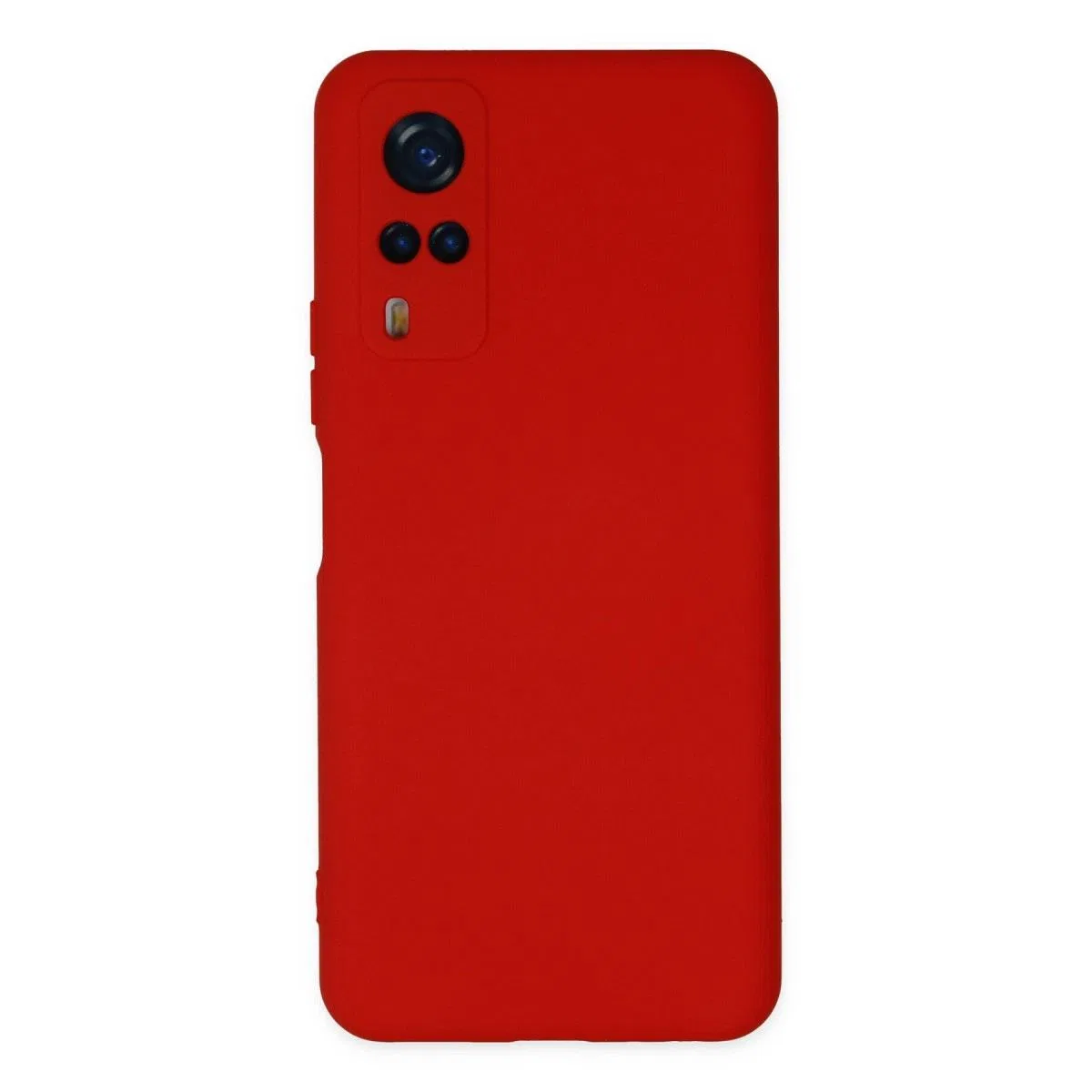 Vivo Y53s Kılıf Nano İçi Kadife Silikon - Kırmızı