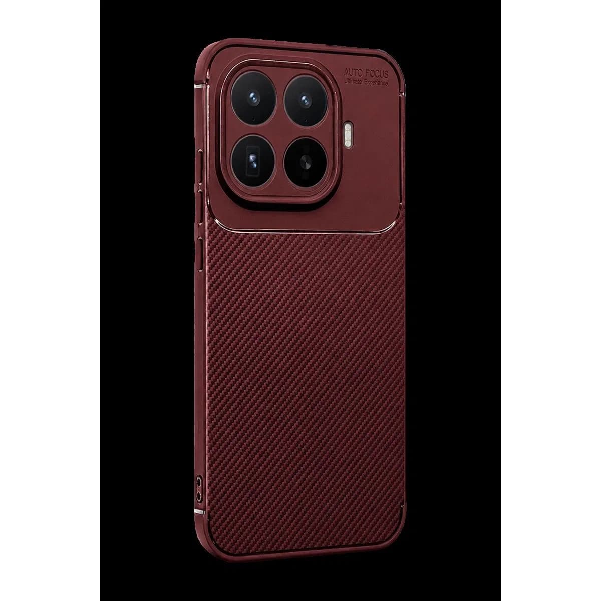 Xiaomi Mi 17t Pro Auto Focus Karbon Kapak - Bordo