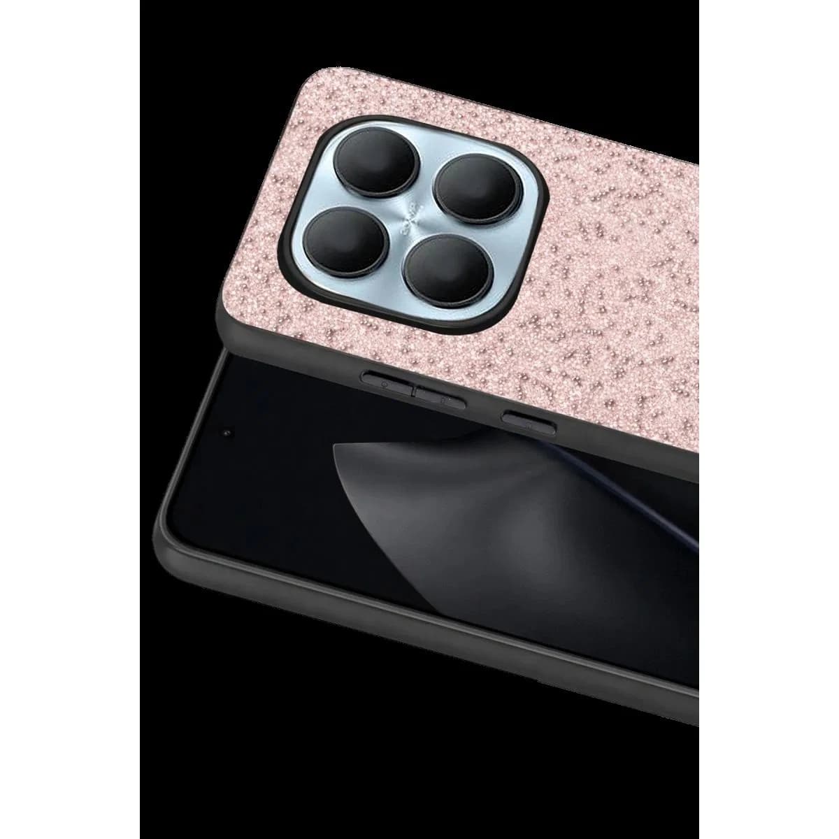 Onegif Xiaomi Redmi Note 15 Pro 5g Bright Simli Kapak - Pembe