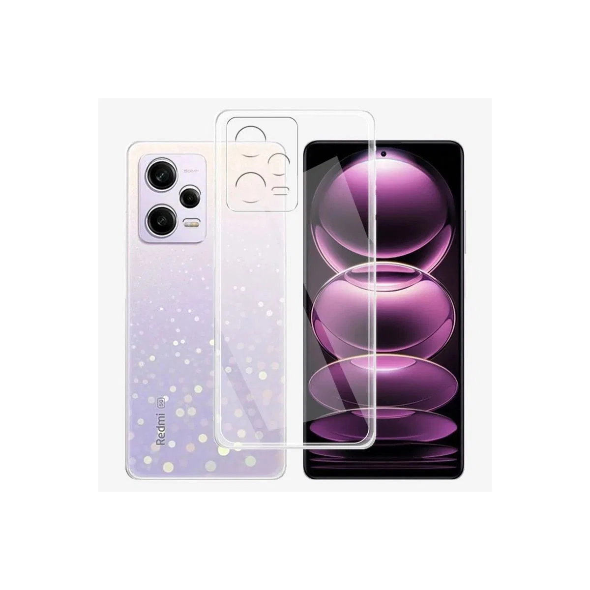 Xiaomi Redmi Note 12 5g Kılıf Lüx Şeffaf Silikon
