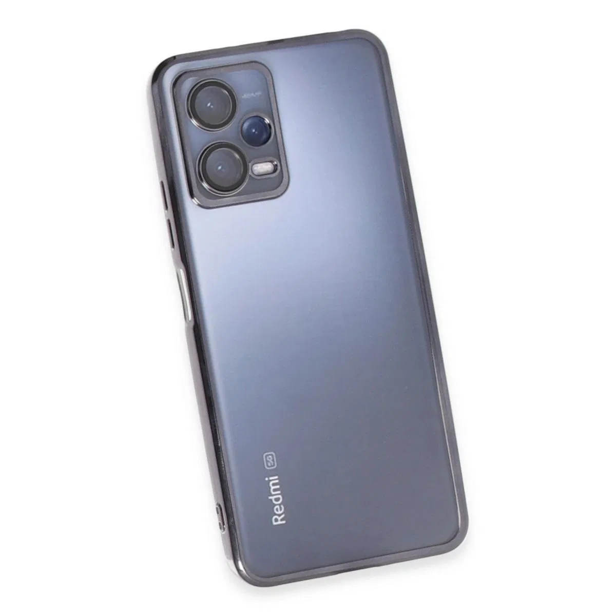 Xiaomi Redmi Note 12 5g Kılıf Razer Lensli Silikon - Siyah