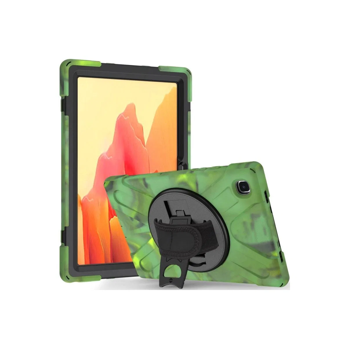 Samsung Galaxy X200 Tab A8 10. 5 Kılıf Amazing Tablet Kapak - Kamuflaj