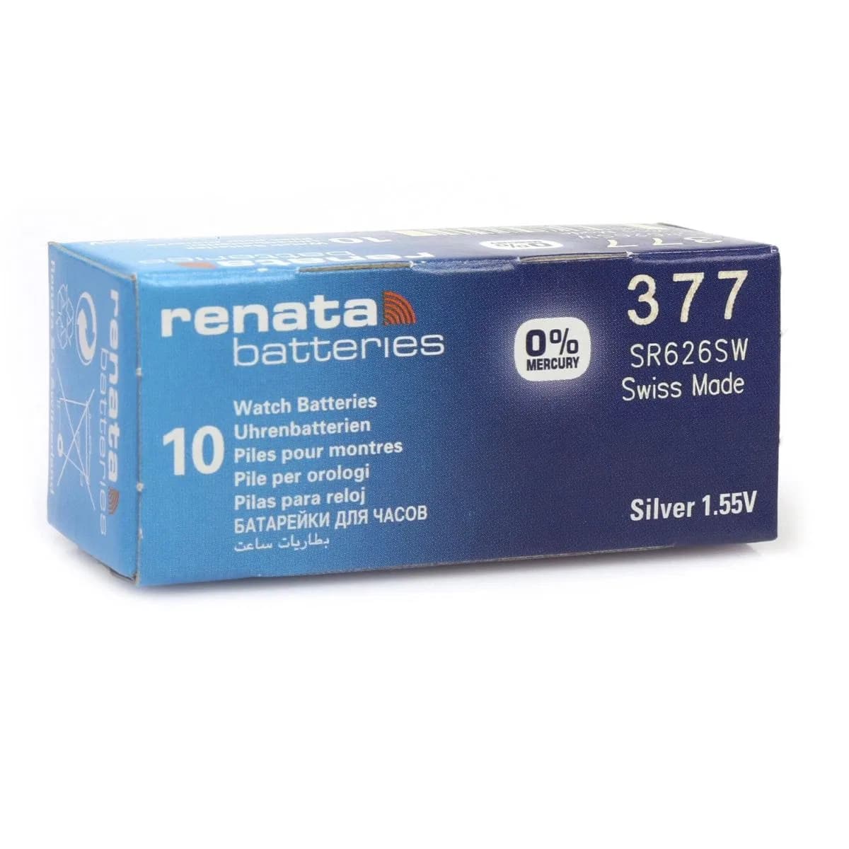 Renata 395 Sr927sw 1. 55v Alkalin Saat Pili 10 Adet