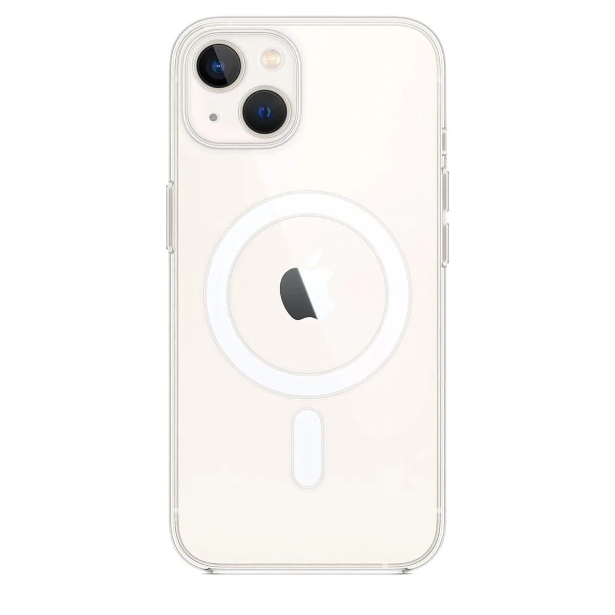Apple İphone 15 Plus Kılıf Magneticsafe Şeffaf Silikon - Şeffaf