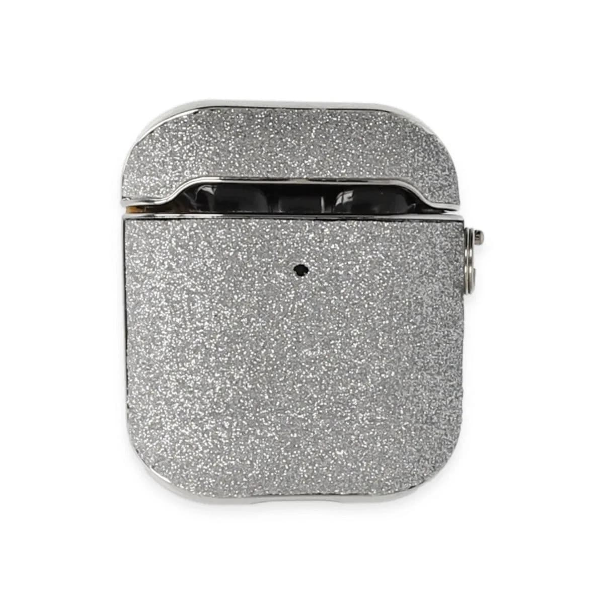 Apple Airpods 2 (2. nesil) Spell Simli Kılıf - Gümüş