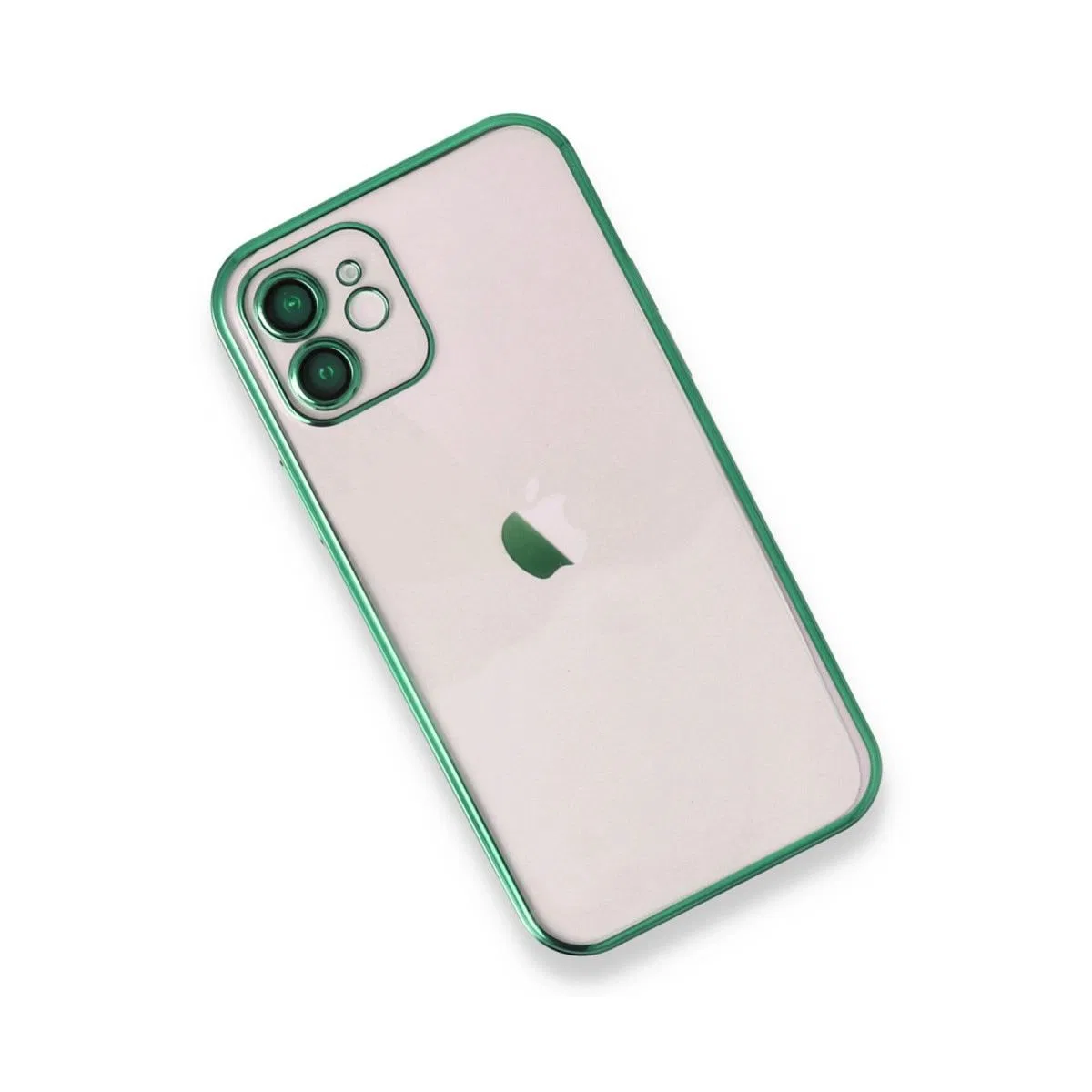 Apple İphone 11 Kılıf Razer Lensli Silikon - Yeşil