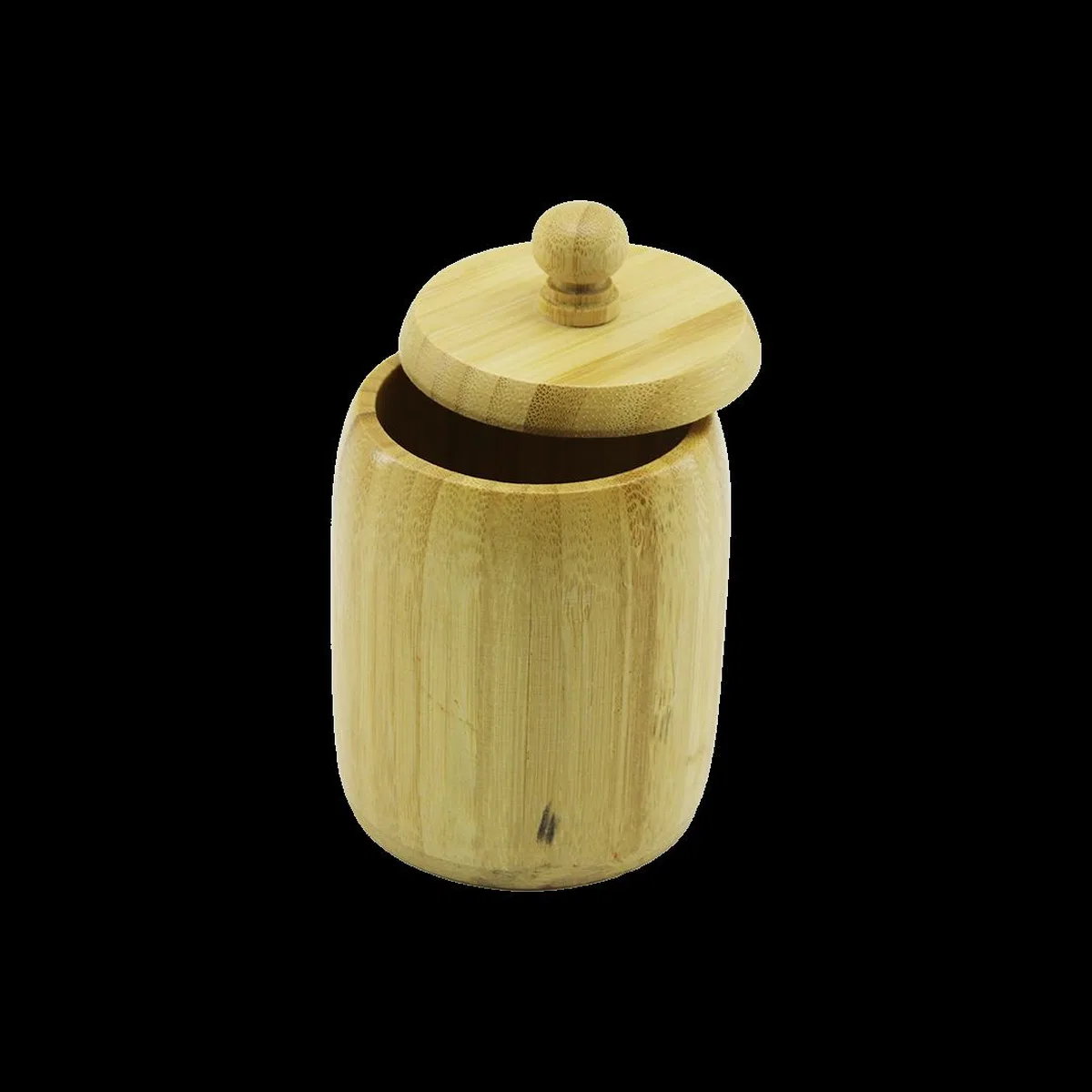 Kapaklı Ahşap Bambu Şekerlik 7. 5 x 8. 5 cm