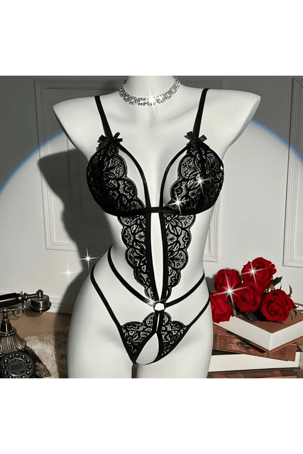 Kadın Seksi Dantelli İç Çamaşırı