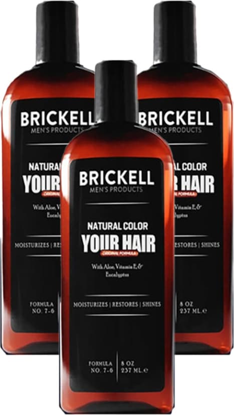 Brickell Antiwhite GIZEY-92-2:0336 Erkeklere 3Adet Beyazlaşmış Saç Sakal Şampuanı 237 ml