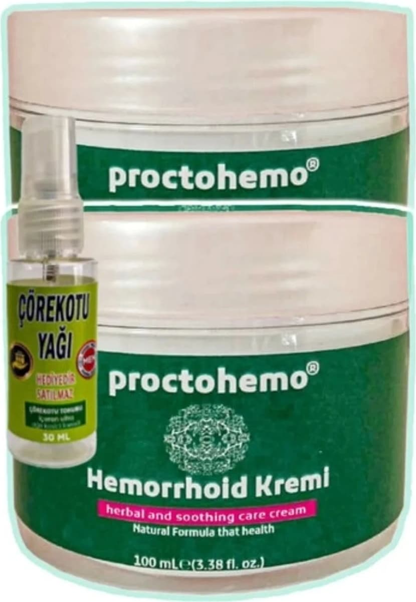 Süper Proctohemo Krem 100 ml x 2 Adet + Çörek Otu Yağı 30 ml