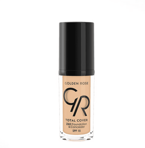 Fondöten & Kapatici Total Cover 2IN1 Foundation & Concealer NO:22