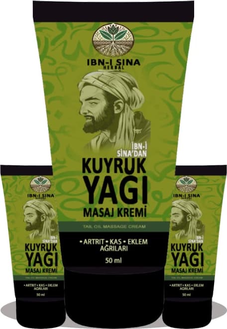 İbn-i Sina Herbal Ibn-I Sina Kuyruk Yağı Kremi 3 Adet kremi 50ML