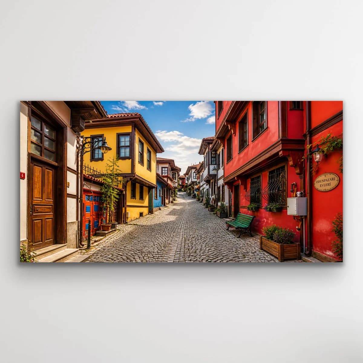 Eskişehir Odun Pazarı Kanvas Tablo 60X120 CM