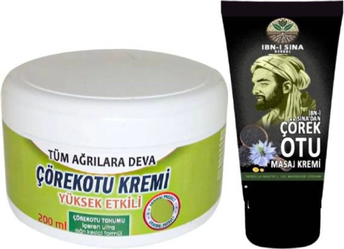 Çörek Otu Rahatlatıcı Bakım Kremi 200 ml + Ibni Sina Çörek Otu Kremi 50 ml