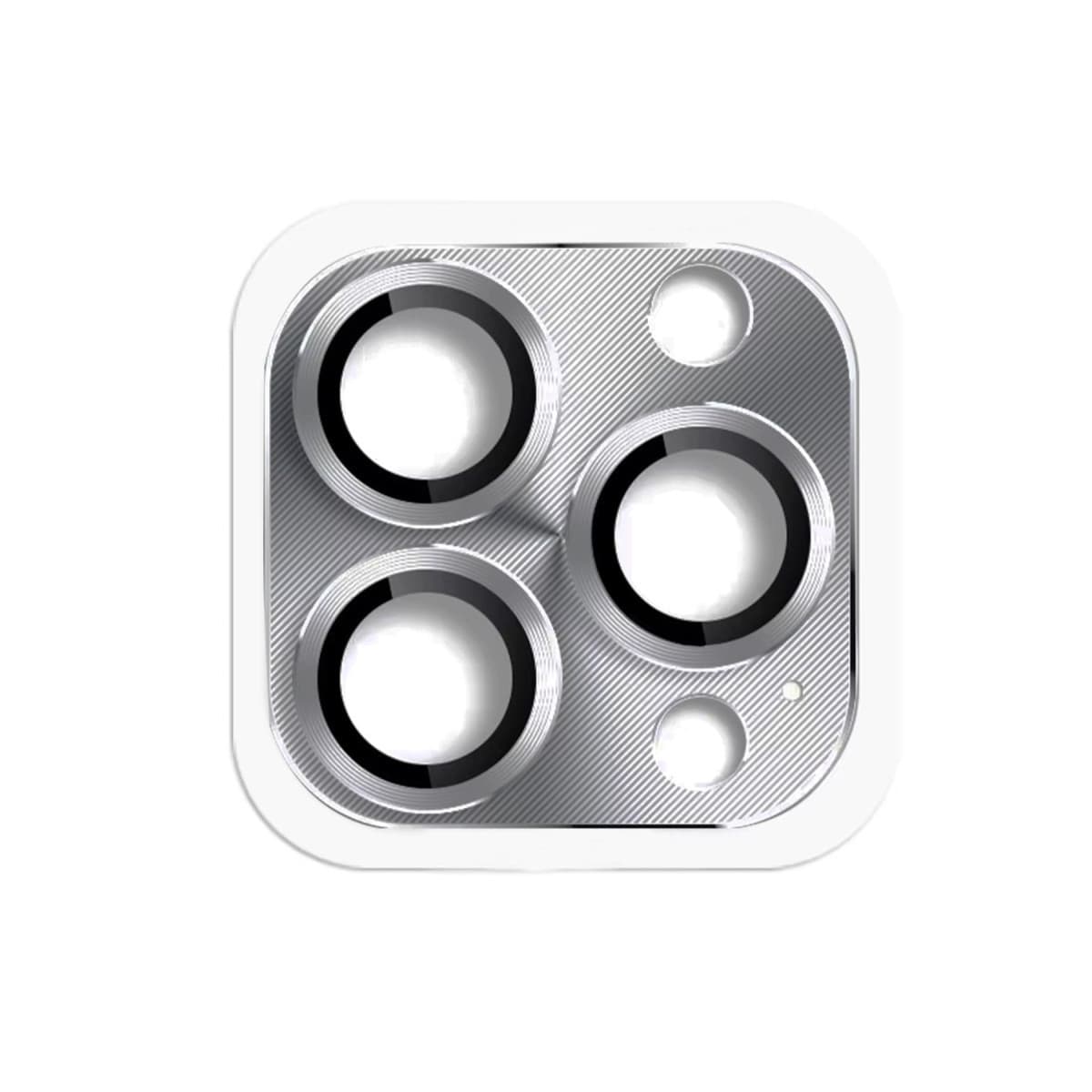 iPhone 16 Pro Max Pers Alüminyum Kamera Lens - Gri