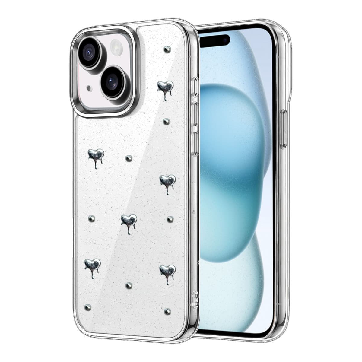 iPhone 14 Fiyonk Desenli Kapak - Desen 1