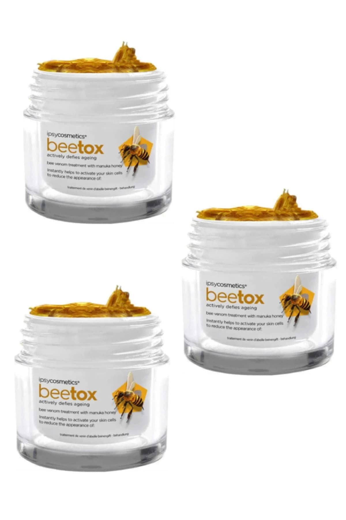 Bee Cure Karışıklıklar için Arı zehrı Bakım Kremi 100 ml x 3 adet