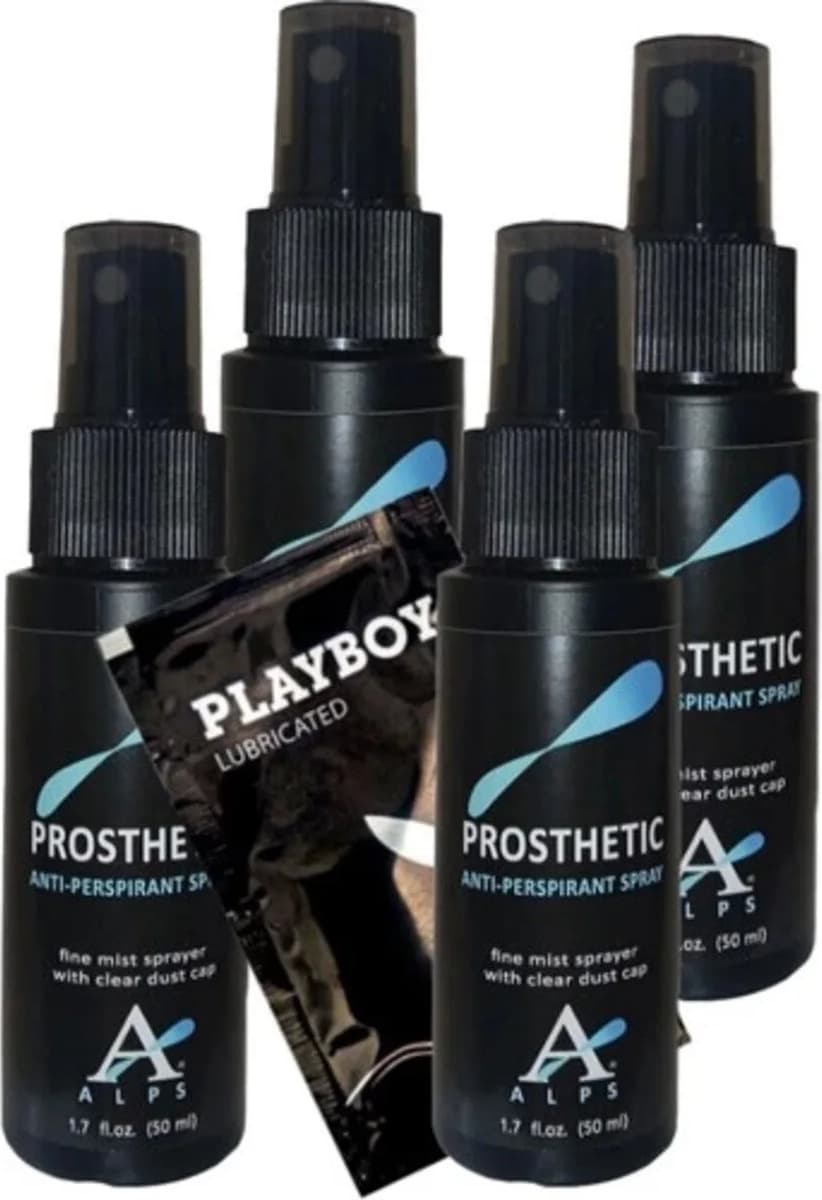 Süper Prosthetic 4 Tane Kokusuna Sprey Antiperspirant Spray 50 ml + Yanında Jel 50 ml