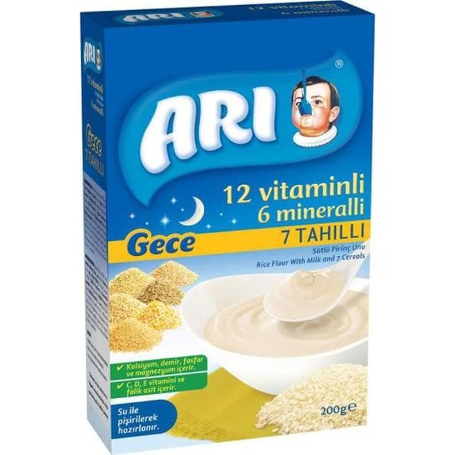 6 Mineral Sütlü 7 Tahıl Pirinç Unu 200gr