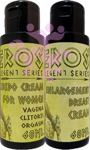 Eros Legent Kadınlara Özel Göğüsşekillendirme Kremi 60 ml + Kadınlara Özel Anlık Vajinalibido Krem