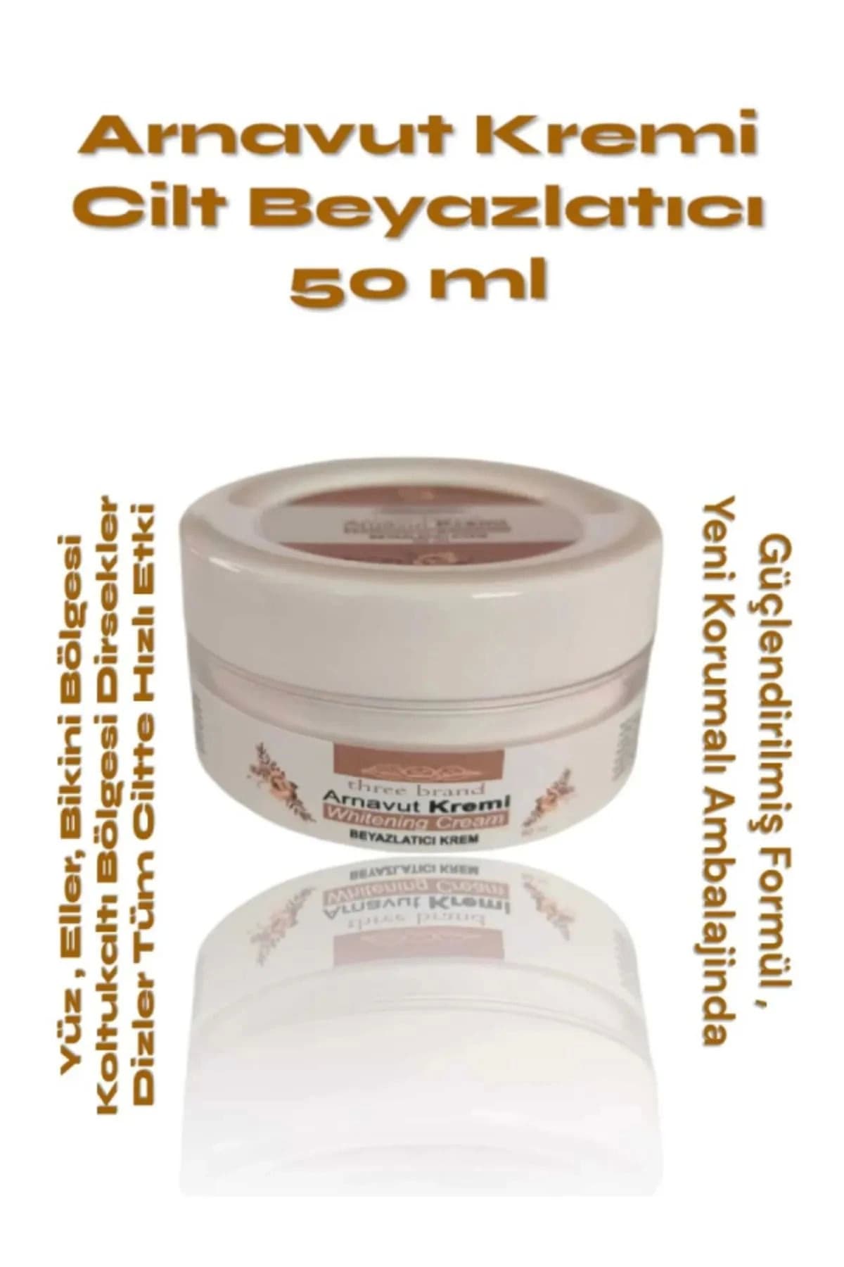 Whitening Cream Arnavut Kremi 50ml Aklık Kremi Beyazlatıcı Krem