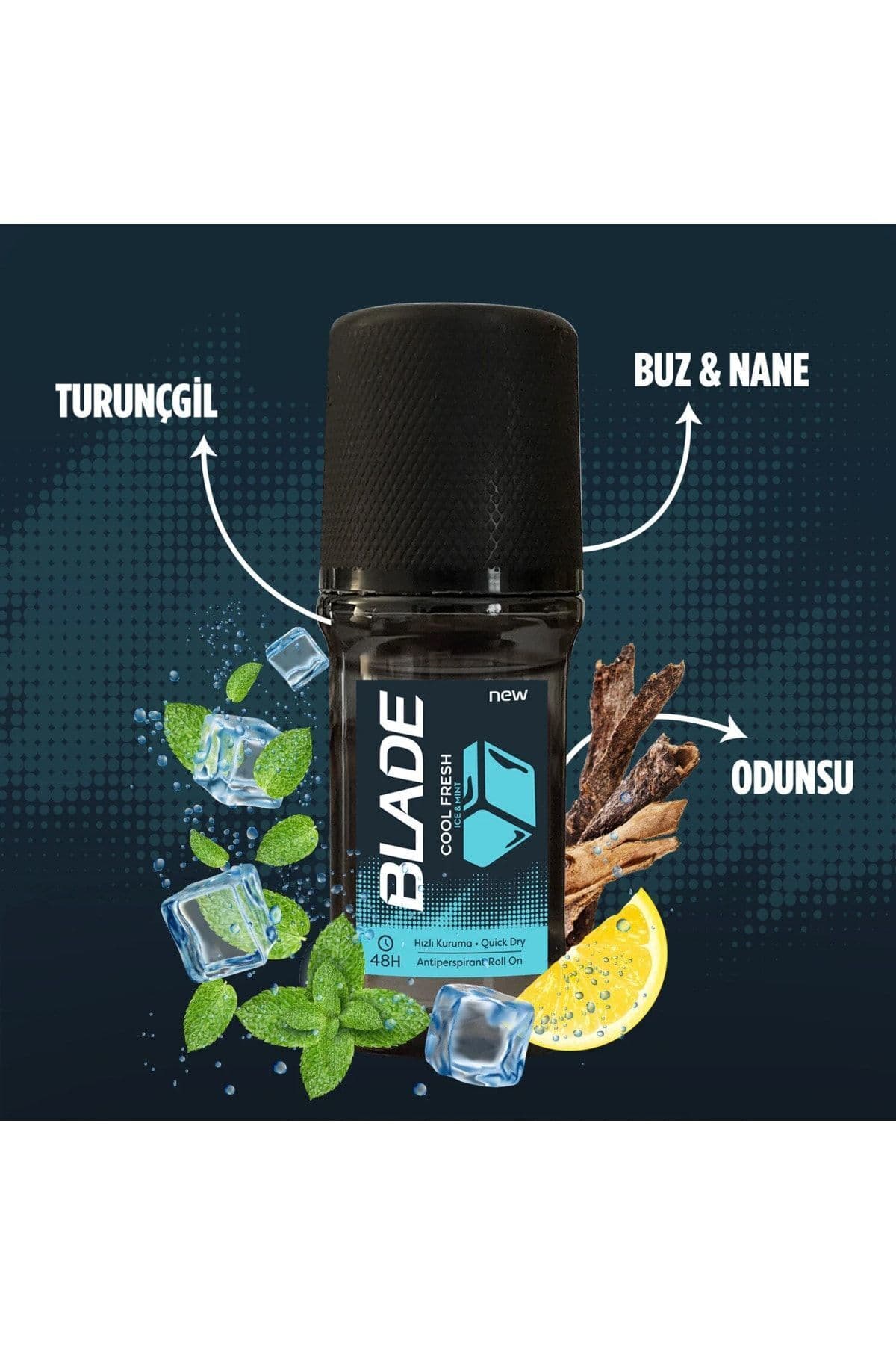 Deodorant Roll On & Marine Fresh 50ML