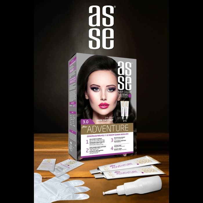 Set Saç Boyasi 3.0 Koyu Kestane