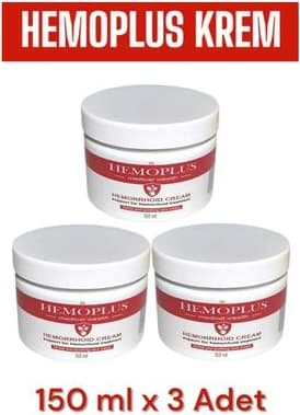 Hemoplus Hemorrhoid Cream 150 ml x 3 Adet