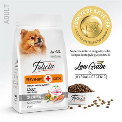 HypoAllergenic Small Mini Somonlu Küçük Irk Düşük Tahıllı Yetişkin Köpek Maması 3 Kg