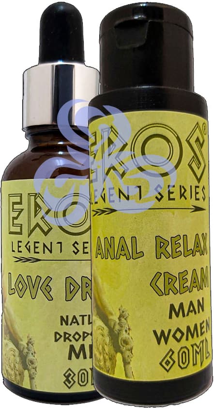 Eros Legent An.l Rıax Cream Arka Teskin Edici Gevşeklik Kremi 60 ml + Soğuk Erkeklere Iiçecek 30 ml