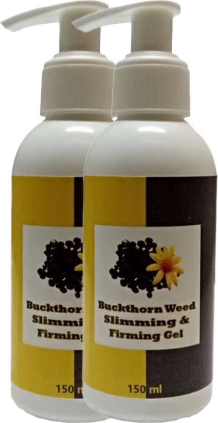 Buckthorn Buck Thorn 2 Adet Weed Slimming & Firming Gel Acı Çehre Tohumu Jeli Istenmeyen Yağlara Parçalayıcı Jeli 150 ml