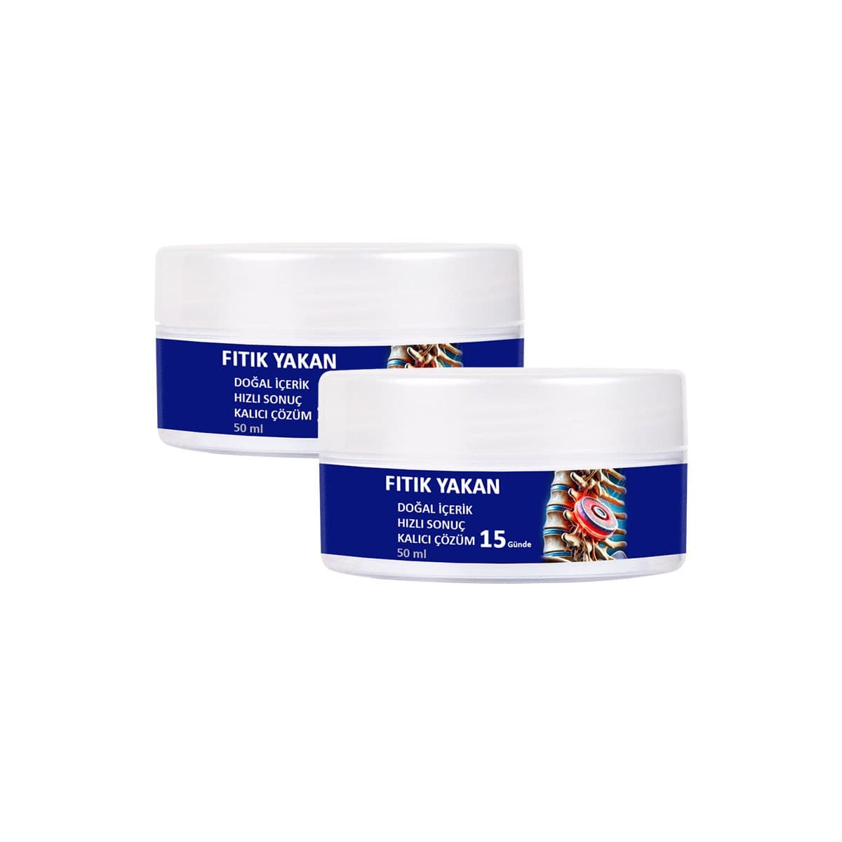 FıtıkYakan 2 Adet 50 ml Krem