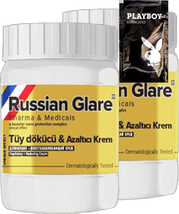 Rusian Glare Tüy Kremi22-2:0315 Nano 2 Adet X 50 Ml Rus Merhemi + Yanında Jel 22-2:0316
