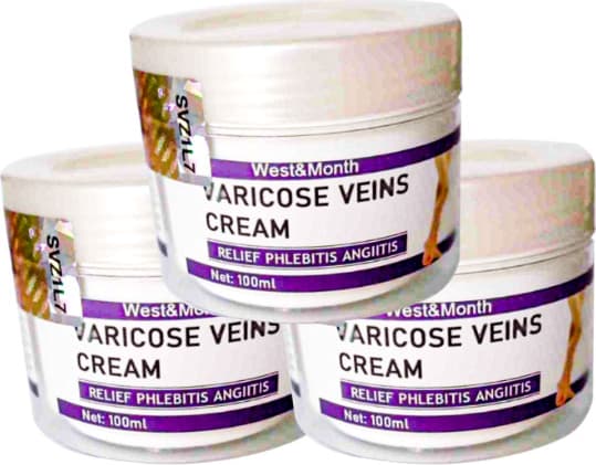 Varicose Vein Defense Cream 100 ml West Month Bacak Kremi 3 Adet