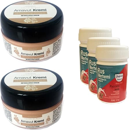 Three Brand Arnavut Kremi 2 Adet + Rus Merhemi 50 ml 3 Adet