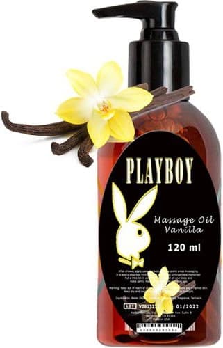 Playboy Vanılla Massage Oil 120 ml Vanilya Aromalı Vücut Masaj Yağı