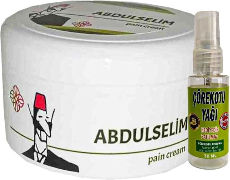Abdülselim Ağrı Dindirici Masaj Bakım Kremi 200 Ml+Çörek Otu Ağrı Yağ ile
