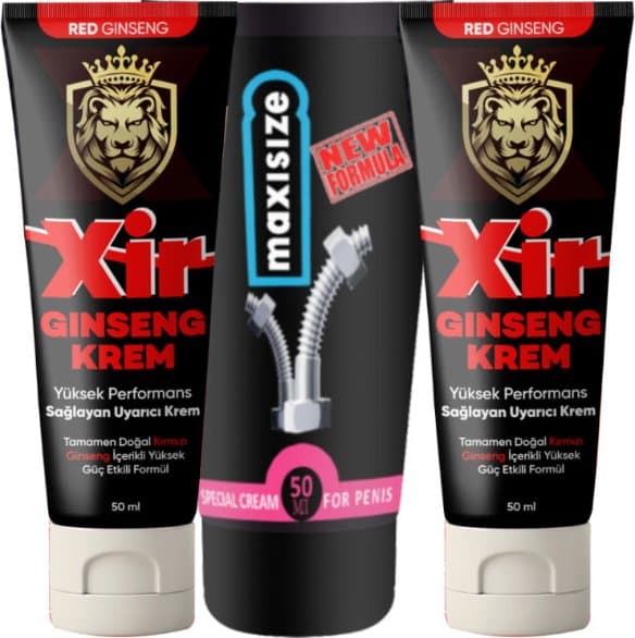 Xir Delaycream 50 ml 2 Adet + Maxi Size Cream 50 ml Erkeğe Özel Set