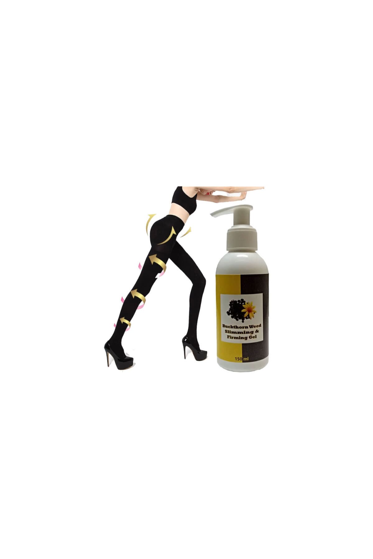 Buckthonr 150 ml Yağları Yakmaya Jel + L-XL Mikro Kapsüllü Şekillendirici Tayt
