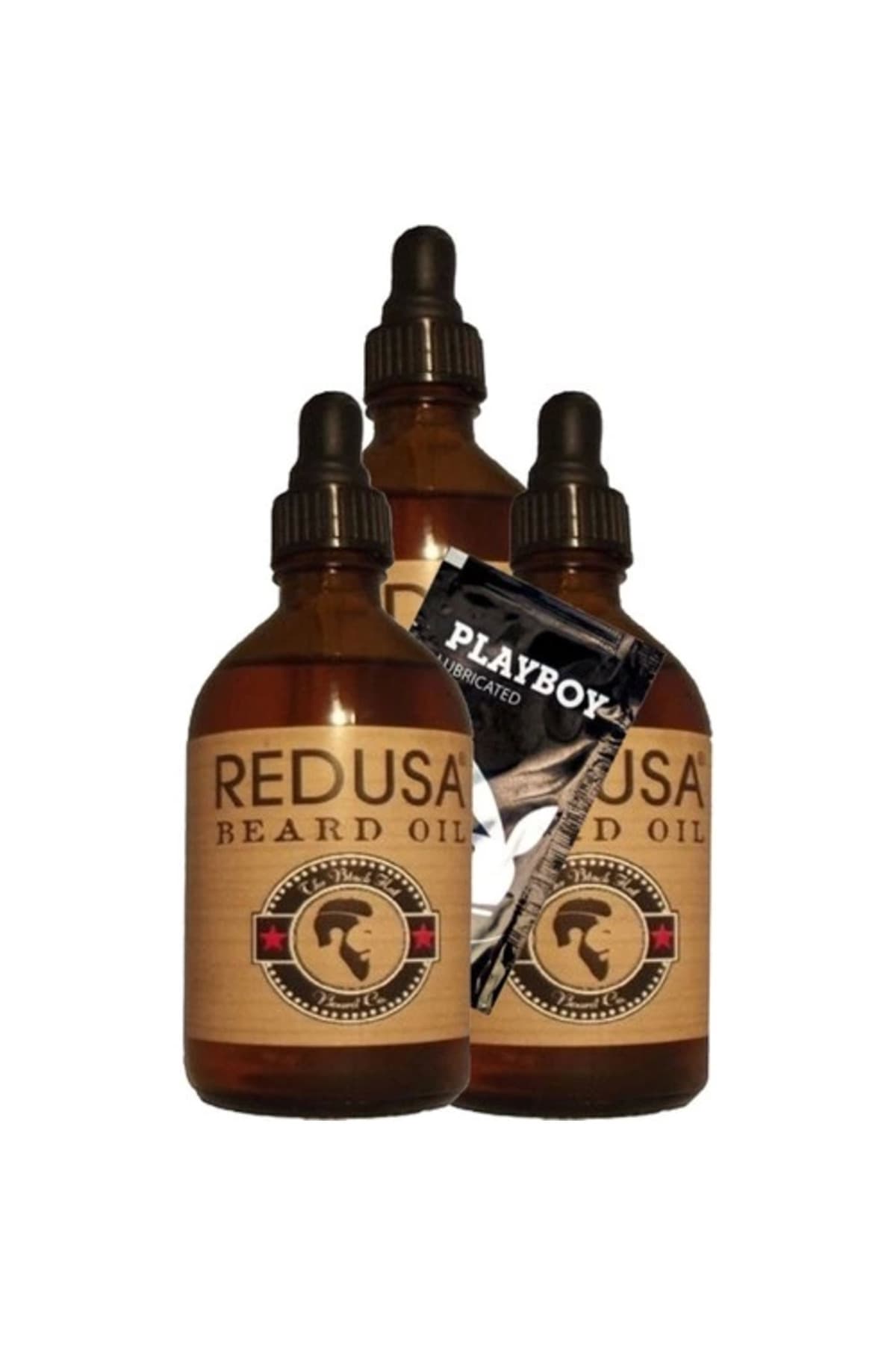 Redusa Sakal Bakım Yağı  Beard Oil 3 Tane 100 Ml + Yanında Jel