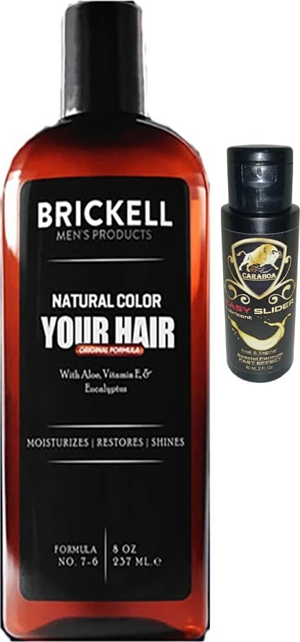 Brickell Saçsakal BEYAZLATICI237 ml Erkeklere Özel Şampuan + Caraboa Cinselkaydırıcı Jel