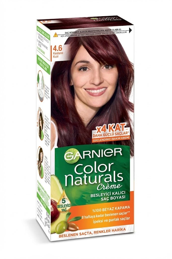 Saç Boyasi & Color Naturels No: 4.6 Kestane Kizil