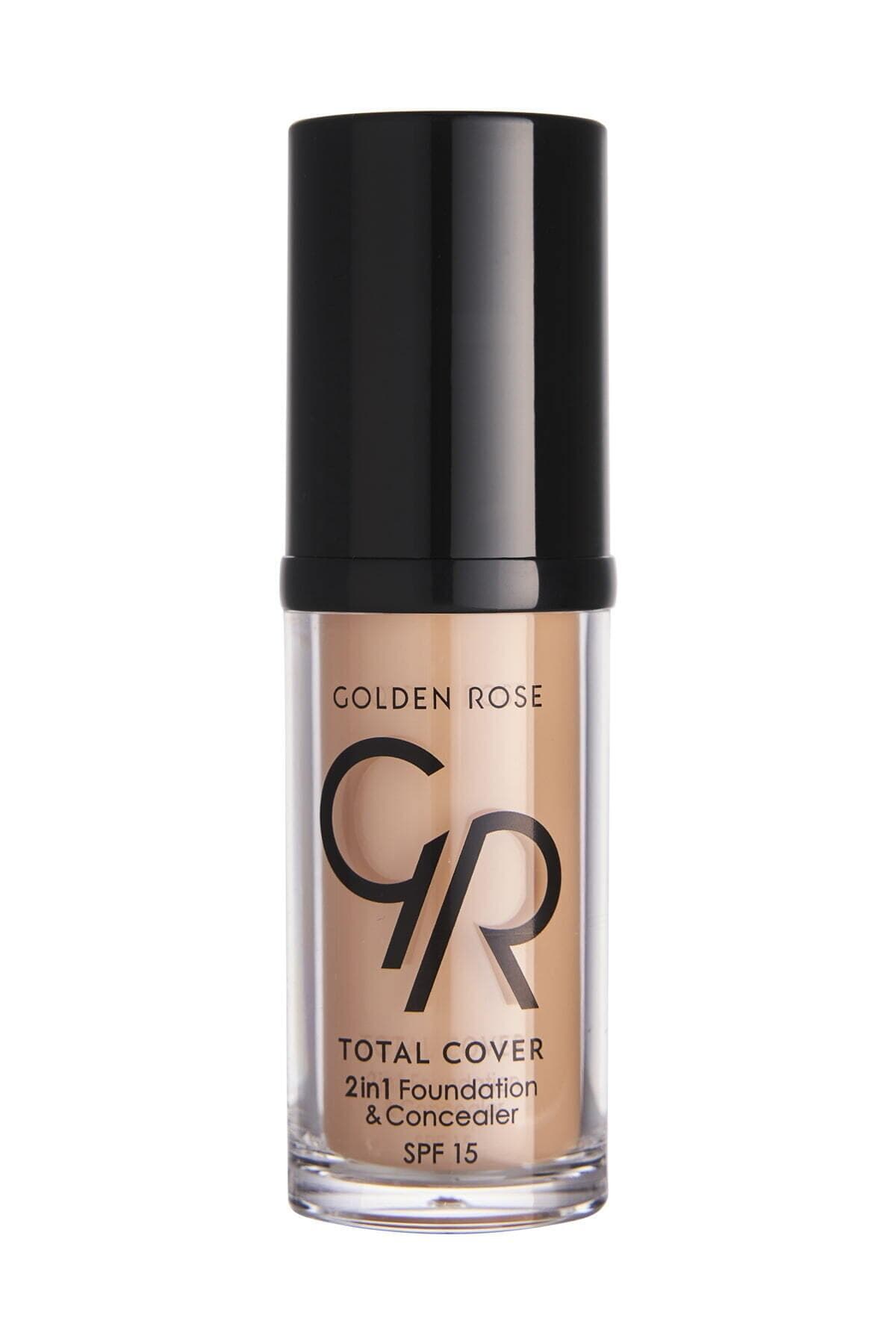 Fondöten & Kapatici Total Cover 2IN1 Foundation & Concealer No: 07
