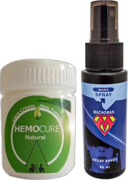 Hemocure Natural Kremi 50 ml + Erkeklere Için Sprey