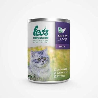 Kuzu Etli Pate Yetişkin Kedi Konservesi 12 Adet 400 Gr