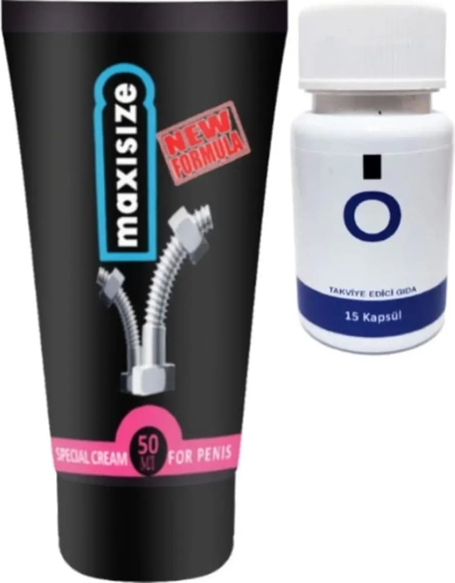 Maxsize Erkeğe Özel 50 ml Krem + Yanında O Caps 15li Erkeğe
