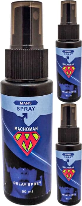3 Adet Machoman Erkeklere Özel 60 ml Zaman Spreyi